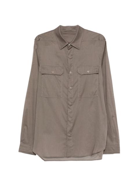 chest-pocket long-sleeve shirt jacket