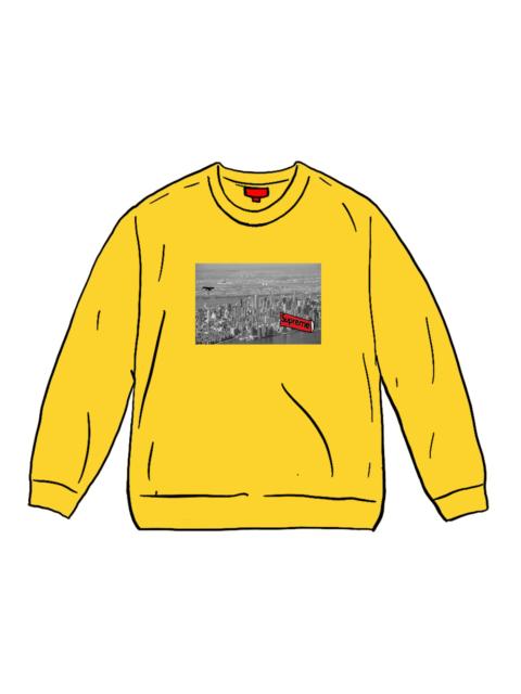 Supreme Aerial Crewneck Lemon