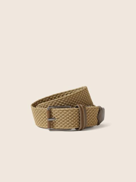 OLIVE GREEN RAYON BELT