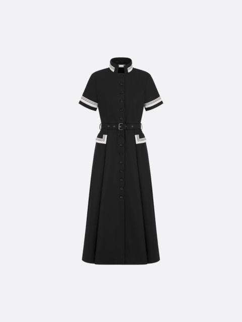 Mid-Length Flared Shirtdress