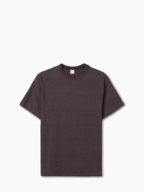 WAREHOUSE & CO. LOT 4601 PLAIN T-SHIRT SUMI BLACK