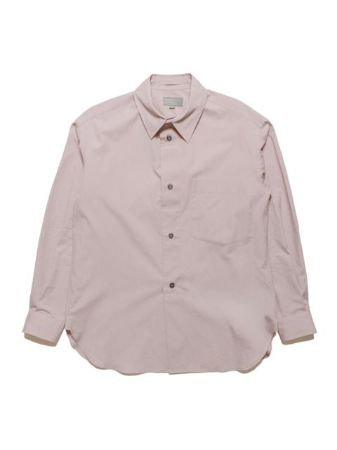 Half Placket Shirt Paper Cotton Poplin Dusty Pink