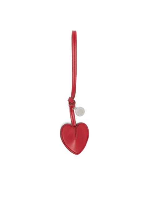 heart charm keyring