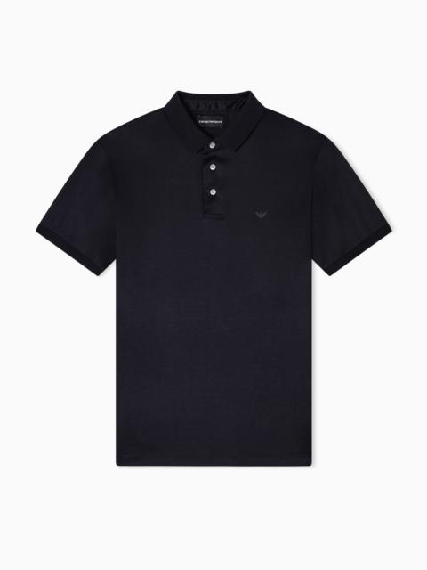 ASV Lyocell-blend jersey polo shirt