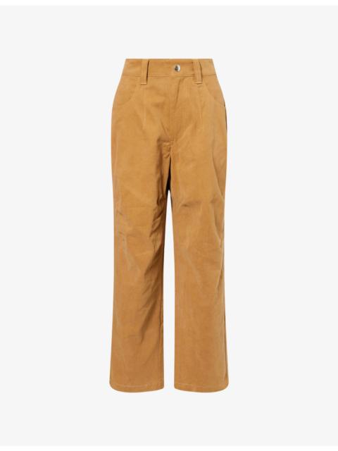 Opalyna Wide-Leg Denim Trousers