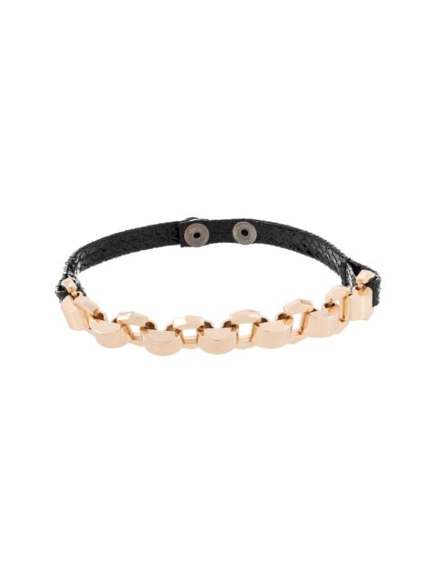Fab leather choker