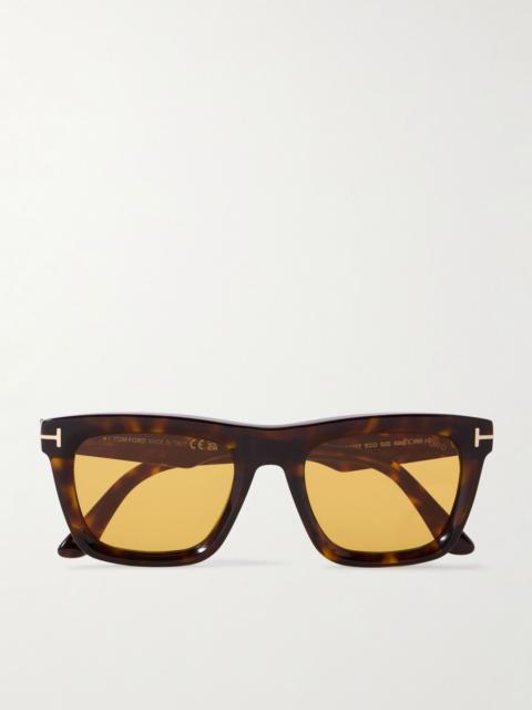 Lelio Square-Frame Tortoiseshell Acetate Sunglasses Tortoiseshell