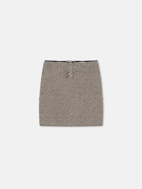 Loopback Cotton Mini Skirt