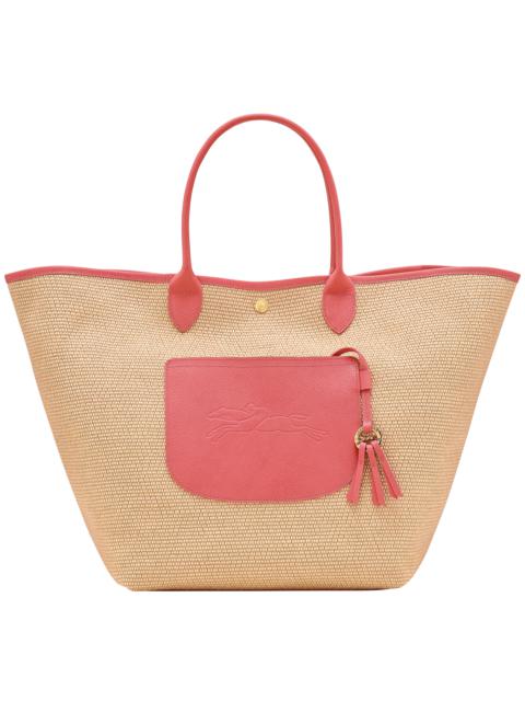 Le Pliage Collection L Basket bag Blush - Canvas
