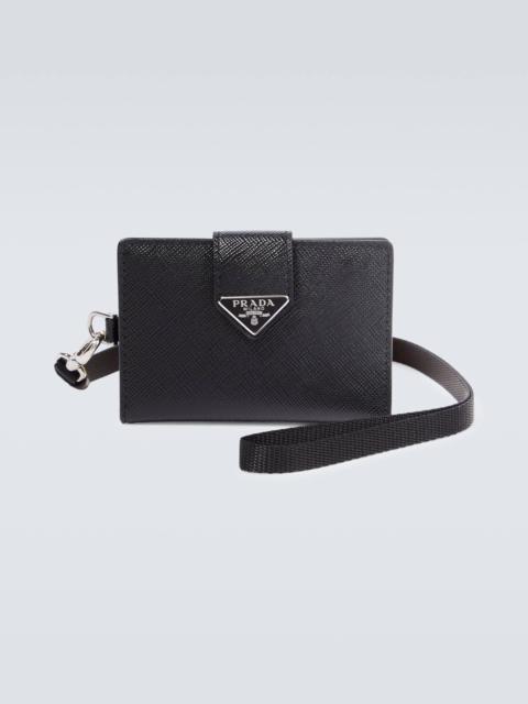 Saffiano leather cardholder