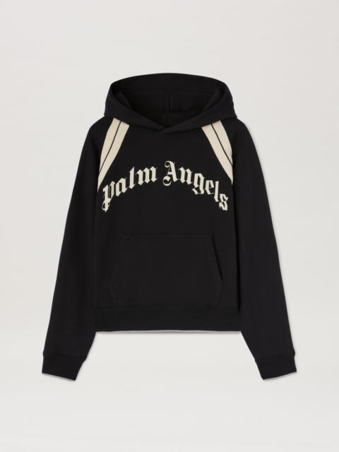 Curved Logo Track hoodie