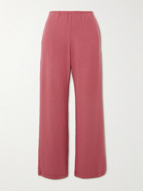 Lauren Stretch-jersey Flared Track Pants