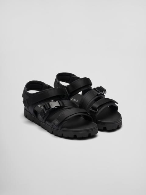 Sporty nylon sandals
