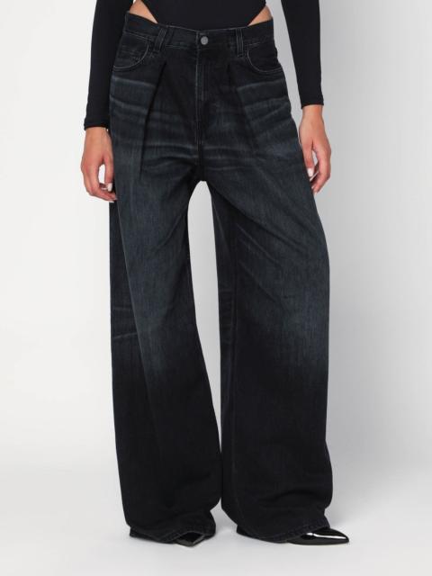 Wide Candy black denim jeans