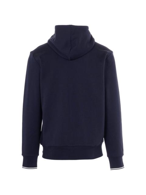hooded zip knitwear