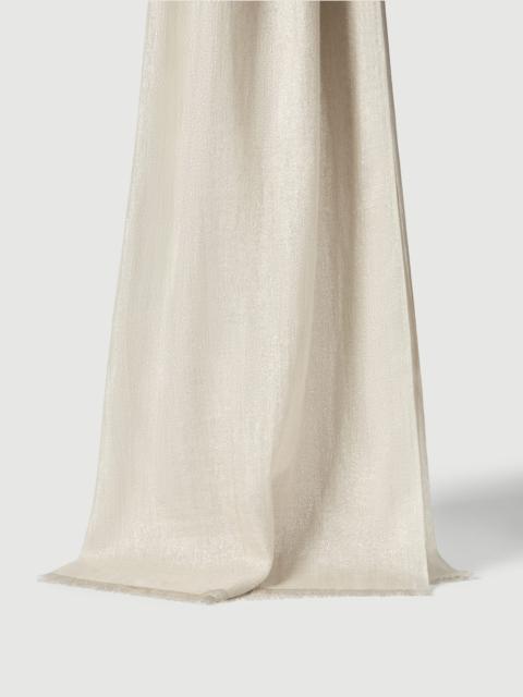 Cashmere and silk sparkling scarf