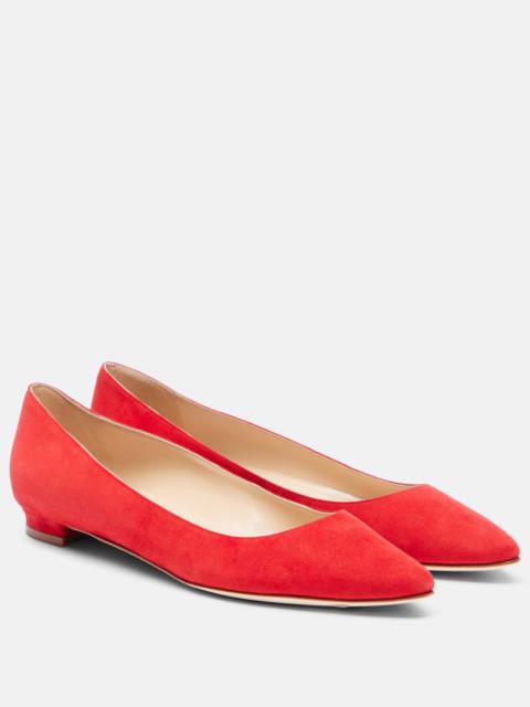 BB suede ballet flats