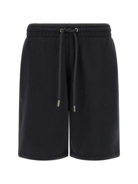 Paint Diag Skate printed drawstring bermuda shorts