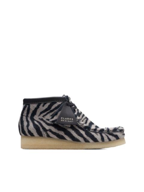 Wallabee "Zebra Print" boots