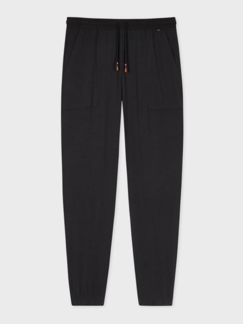 Black Modal-Blend Lounge Pants