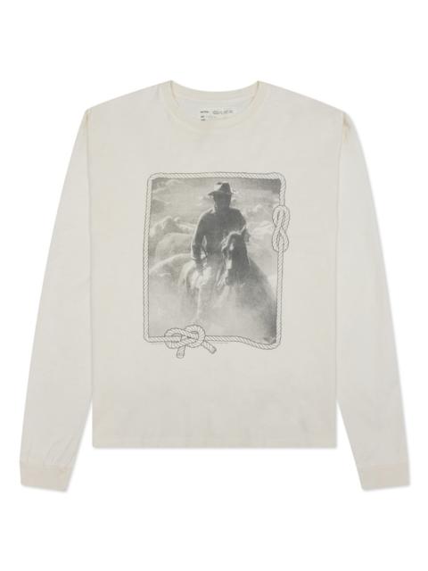 ONE OF THESE DAYS ROPER L/S - BONE