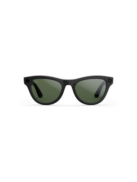 Ray-Ban Meta Skyler (Gen 2) Shiny Black Transitions® Graphite Green Lenses