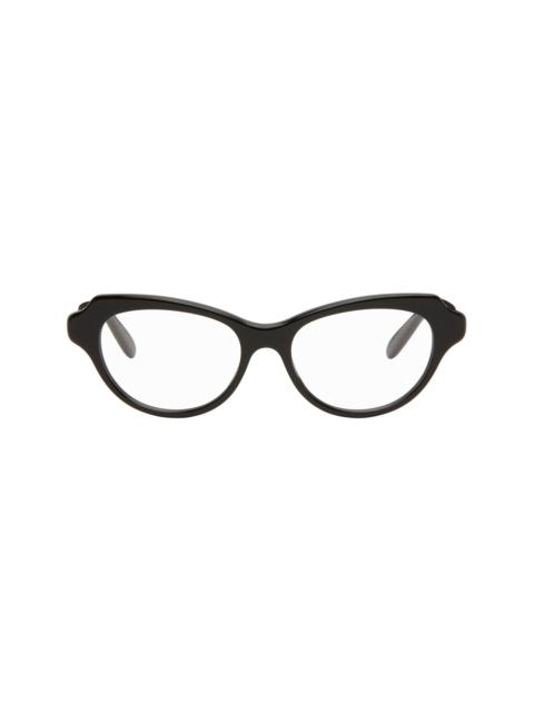 Black Slim Cat-Eye Glasses