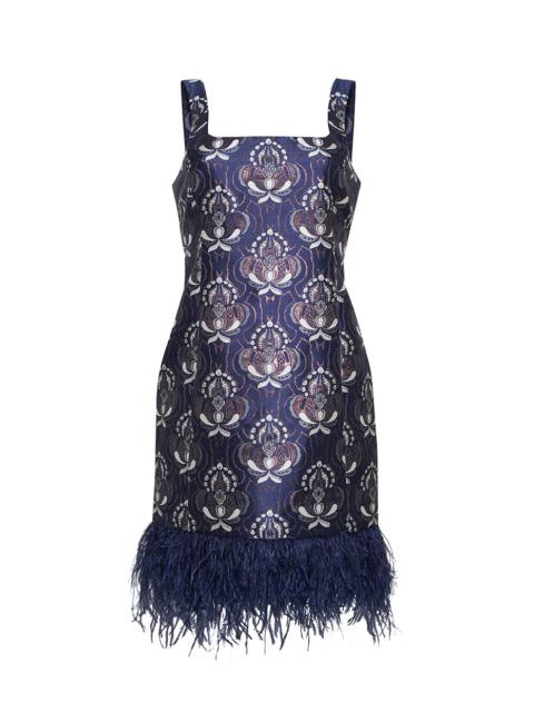 Carlie Mini Dress
An Entrance-Making Mini Jacquard Dress