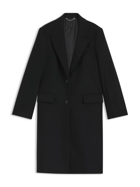 REGULAR-FIT COAT IN WOOL WITH PEAK LAPELS
