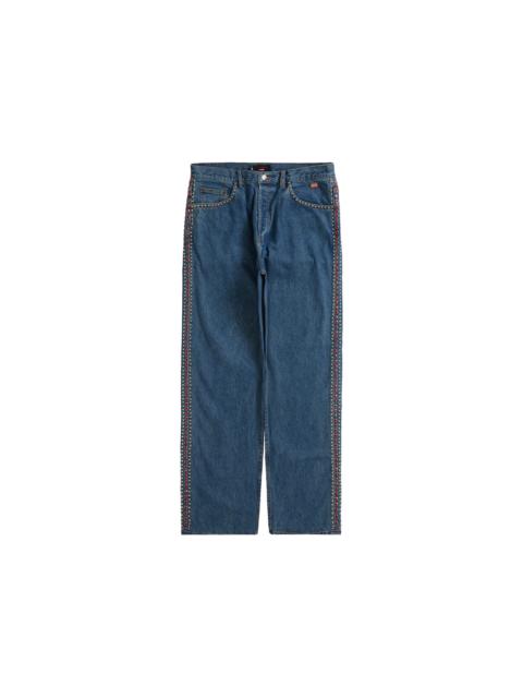 Supreme B.B. Simon Studded Regular Jean Blue