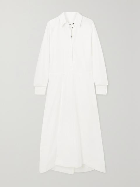 Cotton-poplin Maxi Shirt Dress