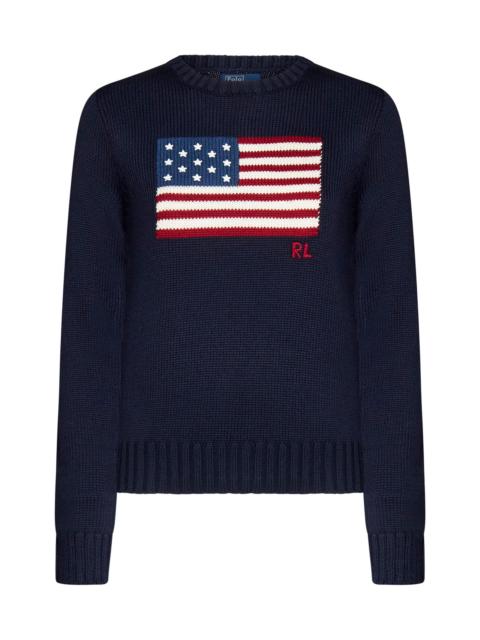Flag cotton sweater