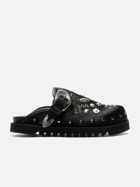 HBX EXCLUSIVE BLACK PONY MULE