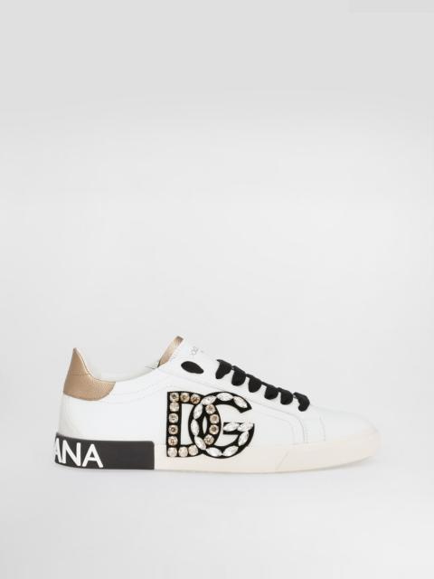 Portofino vintage calfskin sneakers