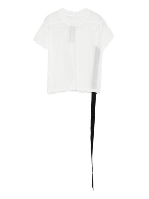 asymmetrical-hem organic cotton top