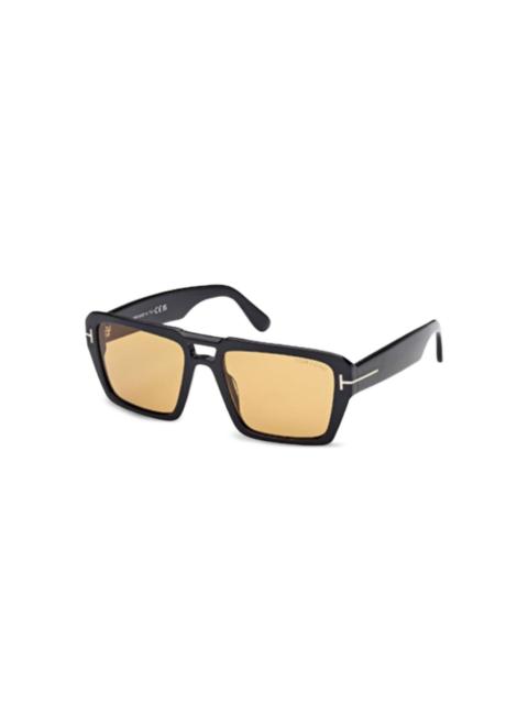 square-frame sunglasses