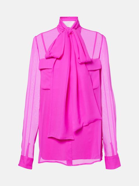 Silk georgette blouse