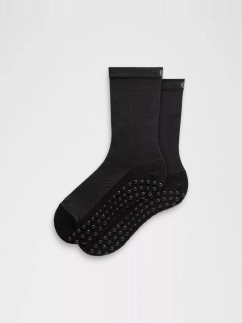Unisex Find Your Balance Grip Crew Socks