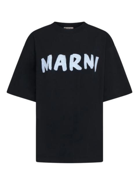 logo-print round-neck T-shirt