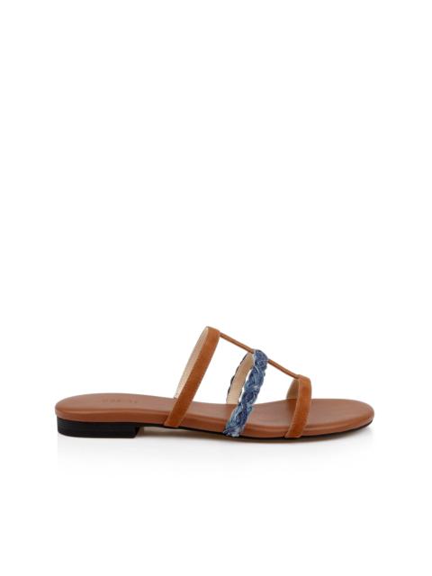 Hennie Mixed-Media Sandal