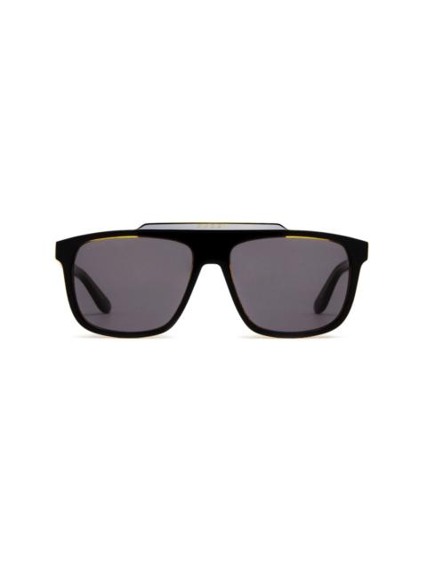 pilot-frame sunglasses