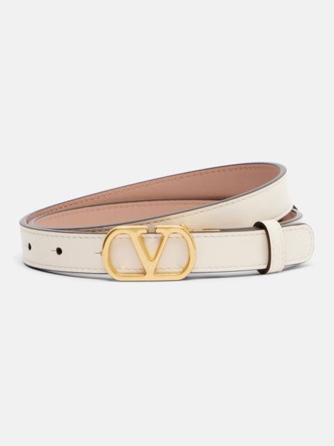 VLogo reversible leather belt
