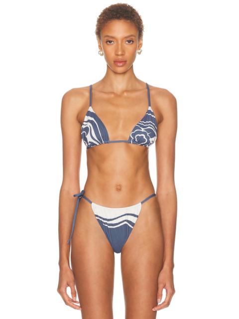 Lilou String Triangle Bikini Top