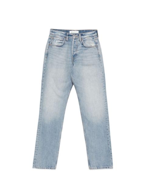 straigh-leg jeans