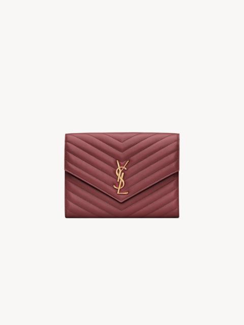 CASSANDRE MATELASSÉ FLAP POUCH IN LAMBSKIN