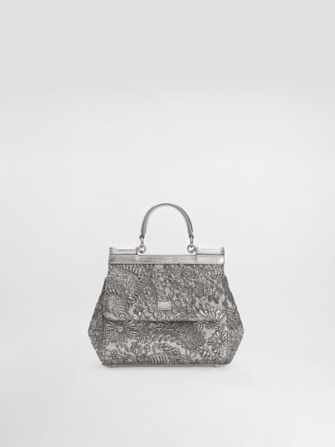 Medium Sicily handbag in brocade