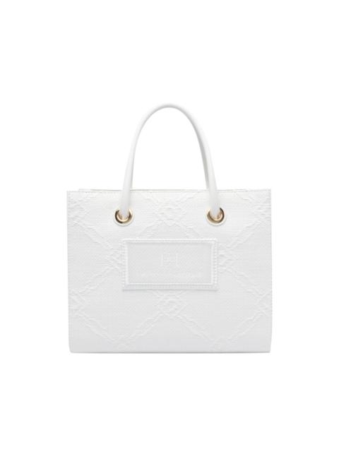 logo-appliqué tote bag