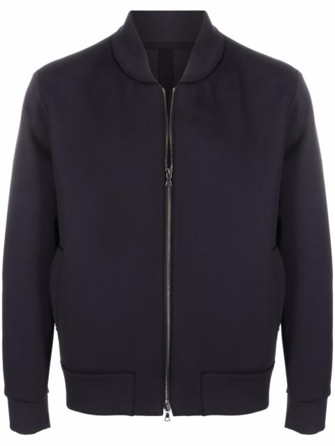 two-pocket zip-up bomber jacket