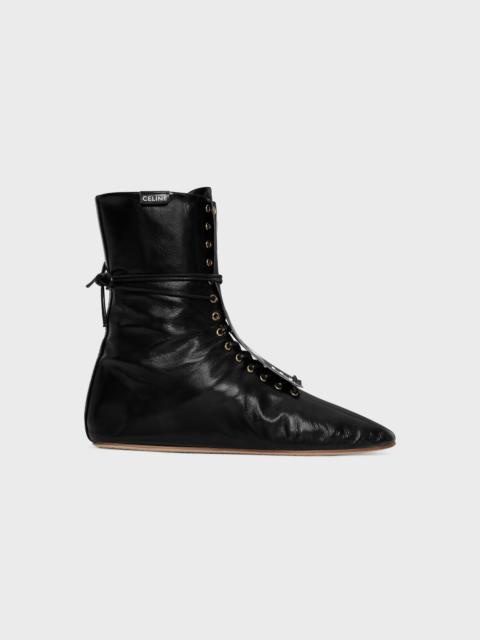 BALLET HIGH - LACE-UP BOOT IN LAMBSKIN