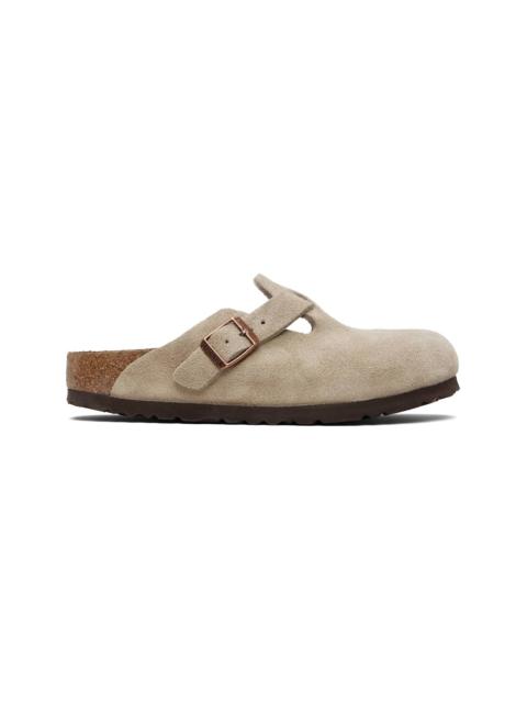 Taupe Regular Boston Soft Footbed Slip-on Loafers